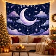 thumbnail image 3 of Celestial Sun and Moon in a Starry Sky, Mystical Illustration for Astronomy Fans, Mystical Art, Housewarming Gift, Tapestry Wall Hanging for Bedroom and Meditation Room, 3 of 7