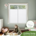 thumbnail image 4 of MiLin Top Down Bottom Up Cellular Blinds for Windows Cordless Cellular Shades Honeycomb Design Room Darkening Shades for Home, Bedroom, Office (Light Filtering Gray, 74 1/2" W X 72" H), 4 of 6