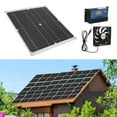 thumbnail image 3 of Solar Panel Controller Kit, Solar Panel Kit Power Off Memory Function LCD Display  for Outdoor Activities for Emergency, 3 of 7