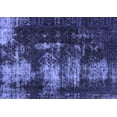 thumbnail image 1 of Ahgly Company Indoor Rectangle Abstract Blue Modern Area Rugs, 5' x 7', 1 of 4