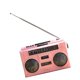 thumbnail image 5 of perfecl Modelo De Radio Manualidades Decoración para Hogar Artesanías de radio vintage Rosado, 5 of 6