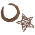 thumbnail image 2 of SHISUYAN 2Pack Dried Rattan Rings for Christmas Diy Crafts in Light Brown Color, 2 of 9