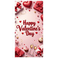 thumbnail image 3 of Valentine's Day Romantic Decorative Banner with Hearts Gifts Cupcakes Champagne Valentine's Day Celebration Wedding Party Supplies Photography Props Background, 3 of 8