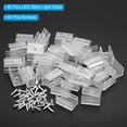 thumbnail image 3 of Unique Bargains LED Strip Light Clips Mounting Bracket Fixing Clips Plastic for 11.5mm-12.4mm Neon Light Cable 25mm Long 40 Pack, 3 of 6