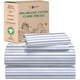 thumbnail image 1 of Juego de sábanas California Design Den California King Blue Stripe, 1 of 9