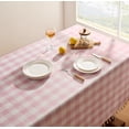 thumbnail image 2 of Mantel Softalker rectangular a cuadros, 140 x 210 cm, color rosa, 2 of 7