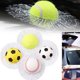 thumbnail image 4 of Riwesomey Pegatinas de bola 3D transparentes para coche, bola de personalidad, decoración de cristal roto, envoltura de decoración para coche Automoción decorativa y accesorios fútbol blanco, 4 of 8