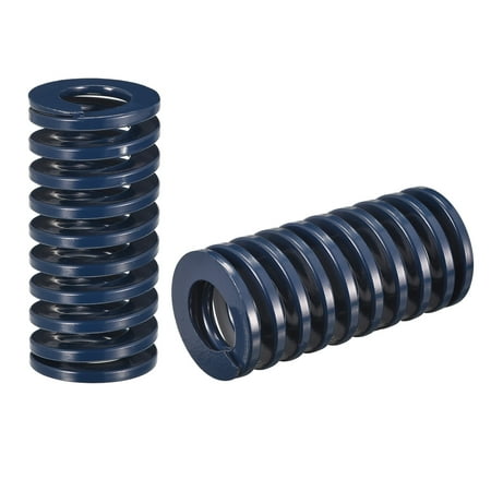 

Die Spring 2 Pack 35mm OD 75mm Long Spiral Stamping Light Load Compression Die Springs Blue