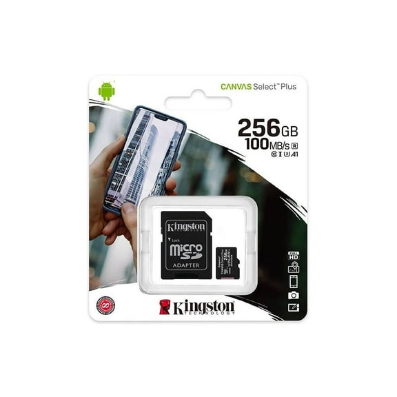 Tarjeta Micro SD Kingston SDCS 256GB con Adaptador