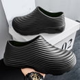 thumbnail image 5 of Chef Shoes Men Women Nonslip Kitchen Work Shoes Closed Toe Waterproof Slip on Clogs Lightweight Garden Shoes Black Size 7.5, 5 of 7