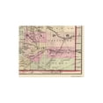thumbnail image 2 of Historic State Map - Colorado - Cram 1875 - Vintage Wall Art, 2 of 4