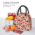 thumbnail image 5 of Pofeuu Tomatoes Print Lunch Bag for Adult Insulated Lunch Box,Leakproof Cooler Food Lunch Containers Reusable High Capacity Lunch Tote Bags-One Size, 5 of 6