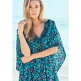 thumbnail image 4 of Swim 365 Women's Plus Size Jeweled Caftan, 4 of 6