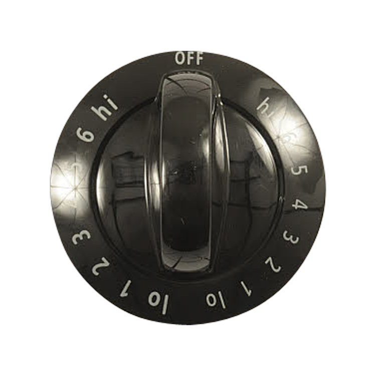 318196631 Frigidaire Range Knob Dual Control Black