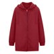 thumbnail image 3 of Sentuca - Abrigos ligeros de talla grande para mujer, chaquetas largas con cremallera, finas, para otoño e invierno, color rojo, talla XL, 3 of 7