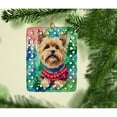 thumbnail image 2 of Carolines Treasures DAC3695CO2 3.4 x 2.6 in. Yorkshire Terrier Yorkie Christmas Porcelain Ornament, 2 of 3