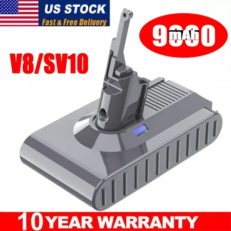 V8 9ah Replacement Battery For Dyson V8 Absolute Animal Fluffy Cleaner Vacuum