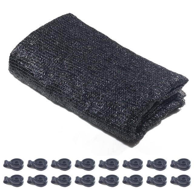 Mistaha Toile d'Ombrage avec 16 Pinces, 50 % de Protection Solaire, Filet Résistant pour Jardin, Serre, Ferme, Piscine