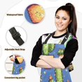 thumbnail image 2 of Cactus Pixel Style Apron Set with Oven Mitts Pot Holders Set of 5 Kitchen Stuff Accessories, 2 of 6