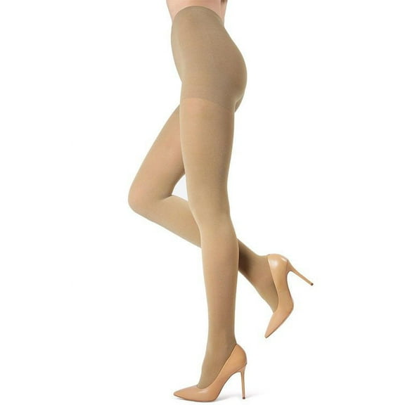 Levante Stefy 90 Denier Opaque Pantyhose - Womens - Female, Small, Bambi