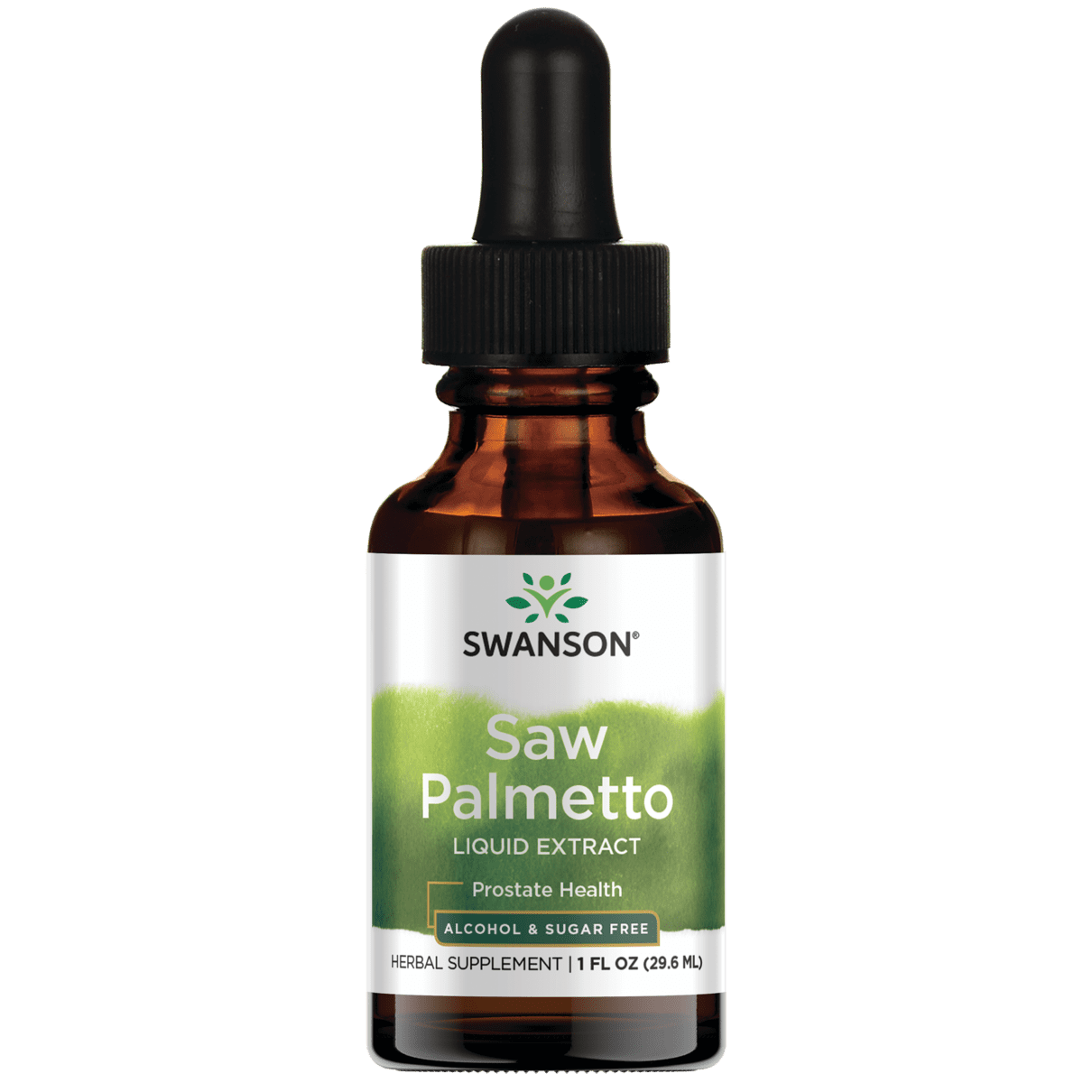 Swanson Saw Palmetto Liquid Extract (Alcohol- and Sugar-Free) 1 fl oz Liquid