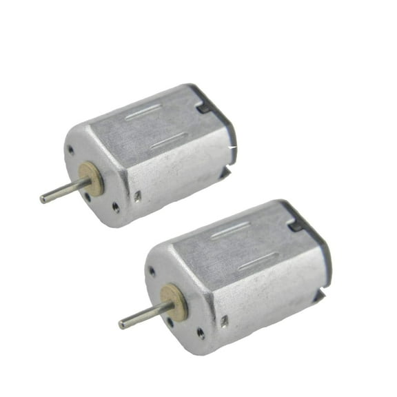CHANCS of Small DC Motor DC 3.7V Speed 23500r/min Mini for dc Gear Motor DIY Toy Mini USB Fan Science Experiment Appliance with Shaft 2PCS