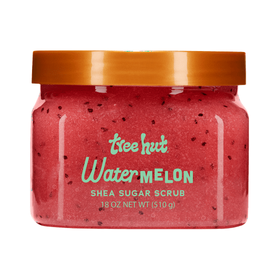 Tree Hut Watermelon Shea Butter Sugar Body Scrub, 18 oz