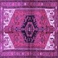 thumbnail image 1 of Ahgly Company Indoor Square Persian Purple Traditional Area Rugs, 5' Square, 1 of 4