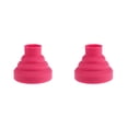 thumbnail image 4 of Cubierta difusora de secador de pelo Qarigey Gel de sílice Rosa roja 2Conjunto, 4 of 6