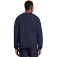 thumbnail image 2 of Sport-Tek V-Neck Raglan Wind Shirt. JST72 - M True Navy, 2 of 5