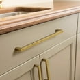 thumbnail image 3 of TONA 6 Pack Cabinet Handle Retro Brass Drawer Pulls Cabinet Pulls Bar Kitchen Handles 3.78 Inch Hole Center, 3 of 5