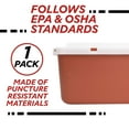 thumbnail image 4 of Sharps Container for Home Use & Professional, 1 Gallon (1-Pack) with Locking Lid, Biohazard Needle and Syringe Disposal, Professional Medical Grade, 4 of 4
