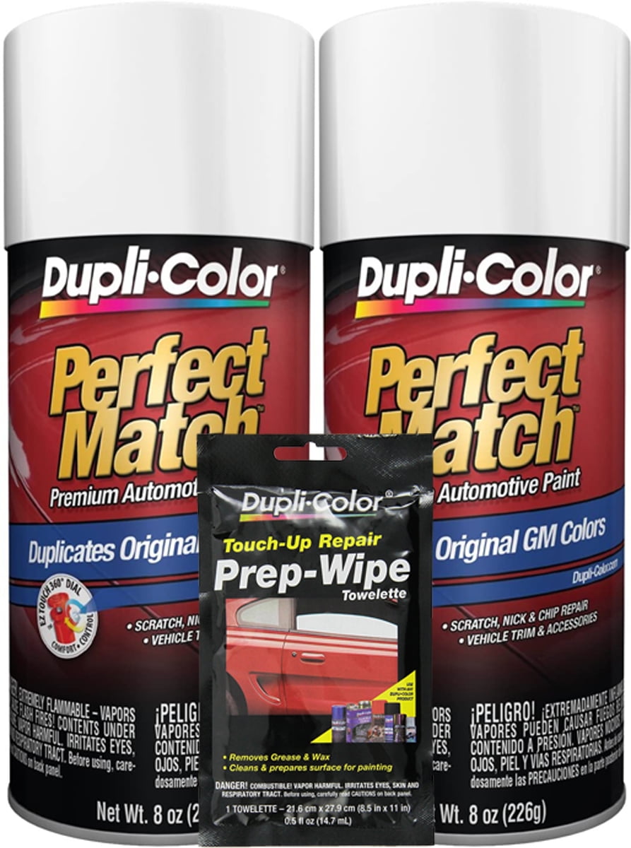 Duplicolor ExactMatch Automotive Paint Matches GM Bright White (8 oz