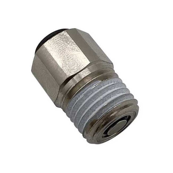 Legris Fractional Push-to-Connect Fitting, Nylon, Black 3091 04 11