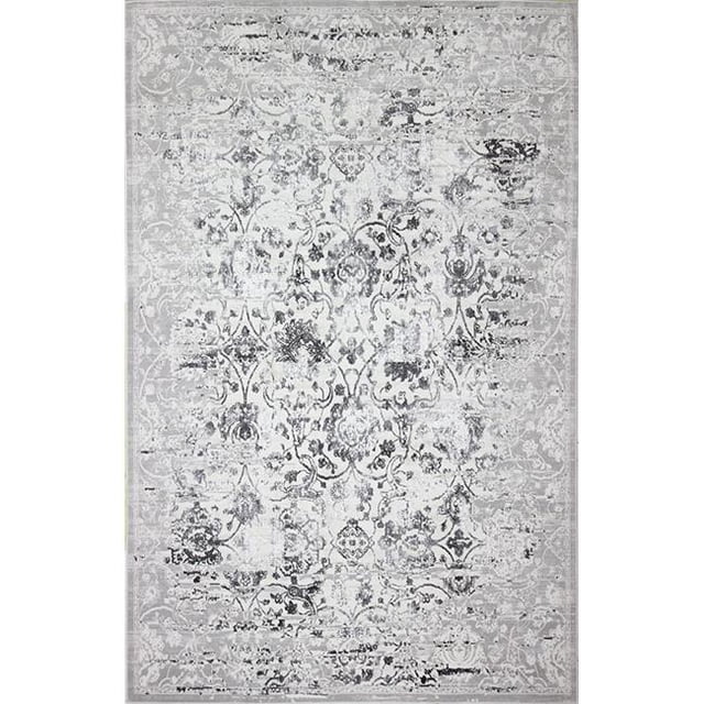 Tapis Contemporain en Polyester Collection Capri 8 Pi. 6 Po. x 11 Pi. 6 Po. Tissé à la Machine, Beige
