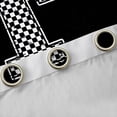 thumbnail image 4 of Feelyou Boys Initial Letter T Blackout Curtains Set of 2 (52x84 Each), Black Monogrammed A to Z Window Curtains, Cartoon Theme Curtains and Drapes, Blackout Curtains Bedroom Decor, 4 of 6