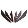 thumbnail image 4 of 6 Pcs Front Bumper Diffuser Fins Carbon Fiber Style Side Canards Lip Decoration Body Spoiler Universal Fit, 4 of 4