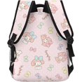 thumbnail image 4 of Veidsuh My Bunny Melody Bag Cartoon Character Pattern Backpack Polyester Waterproof Laptop Backpack Travel Camping Hiking Dayback Backpack Gift, 4 of 7