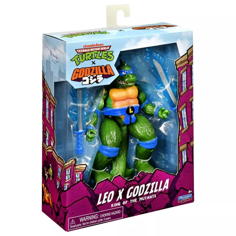 Teenage Mutant Ninja Turtles Leo x Godzilla Action Figure