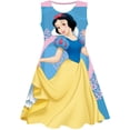 thumbnail image 1 of Vestido de Blancanieves para niñas de Disney, traje de cumpleaños, disfraz de niña elegante para niños, ropa de fiesta para niñas de 2, 3, 4, 5, 6 y 10 años, vestido de Blancanieves 5T Gao Jinjia LED, 1 of 2