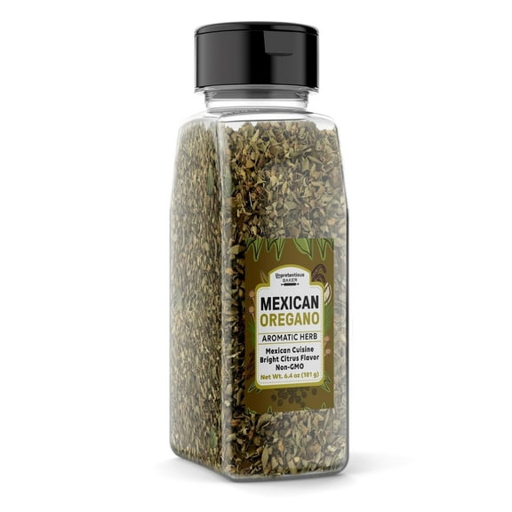 Unpretentious Mexican Oregano, 6.4 oz, Aromatic & Flavorful, Mexican Cuisine, Dried