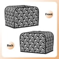 thumbnail image 3 of Vsdgher Ying Yang Checkered 2 Slice Toaster Cover, Appliance Covers Toaster Cover Fits for Most Standard 2 slice Toasters, 3 of 7