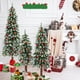 thumbnail image 2 of Juego de 3 árboles de Navidad Costway con luz artificial 90/120/150 cm, 2 of 3