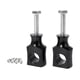 thumbnail image 1 of Abrazadera elevadora de manillar de motocicleta, la altura proporciona una posición de asiento adecuada para 22 mm negro, 1 of 6