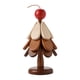 thumbnail image 1 of 3 posavasos de madera antideslizantes resistentes al calor para decoración del hogar rojo, 1 of 9