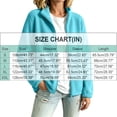 thumbnail image 2 of Womens Full Zip Stand Collar Fleece light jacket Long Sleeve Warm Casual Coat With Side Pockets for Fall Winter Hiking Athletic Wear, 2 of 5