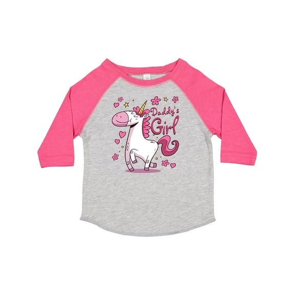 Inktastic Daddy's Girl Unicorn Girls Toddler T-Shirt