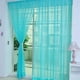 thumbnail image 3 of Granjero Gordo Cortinas ligeras de gasa para puertas y ventanas, transparentes, para decoración del hogar y bodas, color negro, 3 of 5