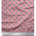 thumbnail image 1 of Soimoi Cotton Voile Fabric Stripe & Palm Tree Printed Craft Fabric by The Yard 42 Inch Wide, 1 of 1