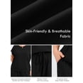 thumbnail image 5 of SHOWMALL Plus Size 2 Piece Sets for Women Summer Outfits - Sleeveless Muscle Tank & Shorts Lounge Set with Pockets, Soft Stretch Fabric, Black 1X, 5 of 10